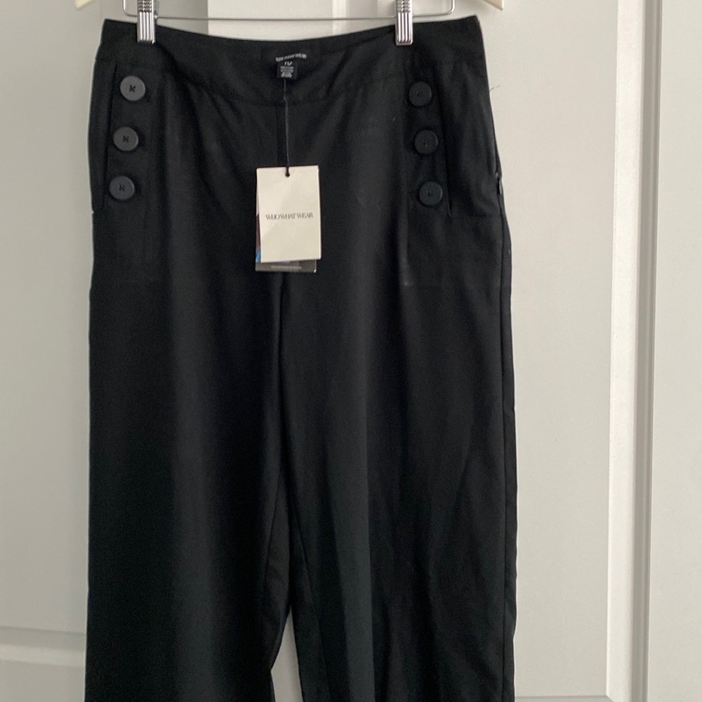 Wide leg sailor pants